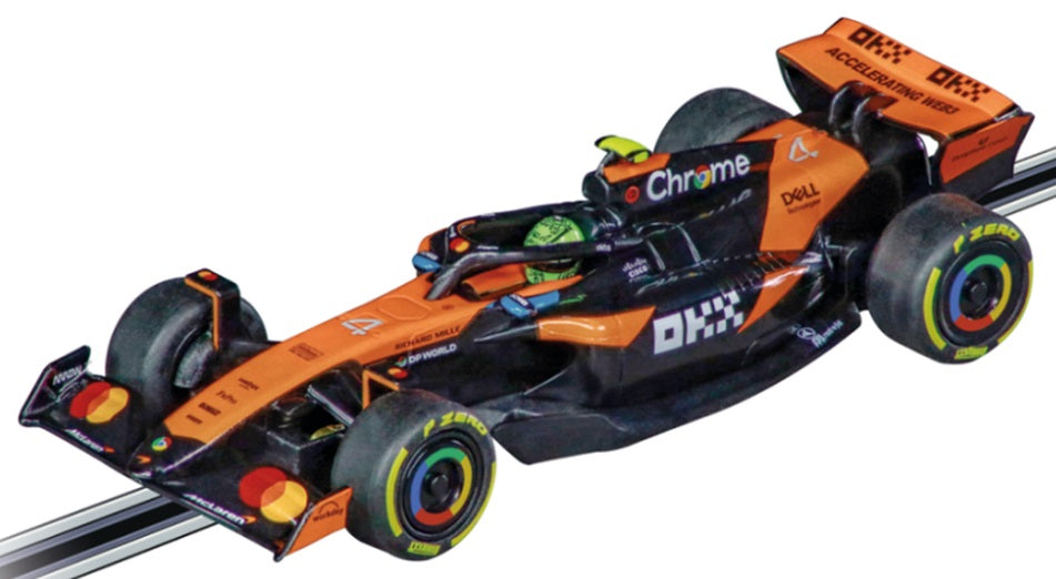GO!!! McLaren Formula 1 Team "L. Norris, #4" 1/43 Scale Carrera Car64294
