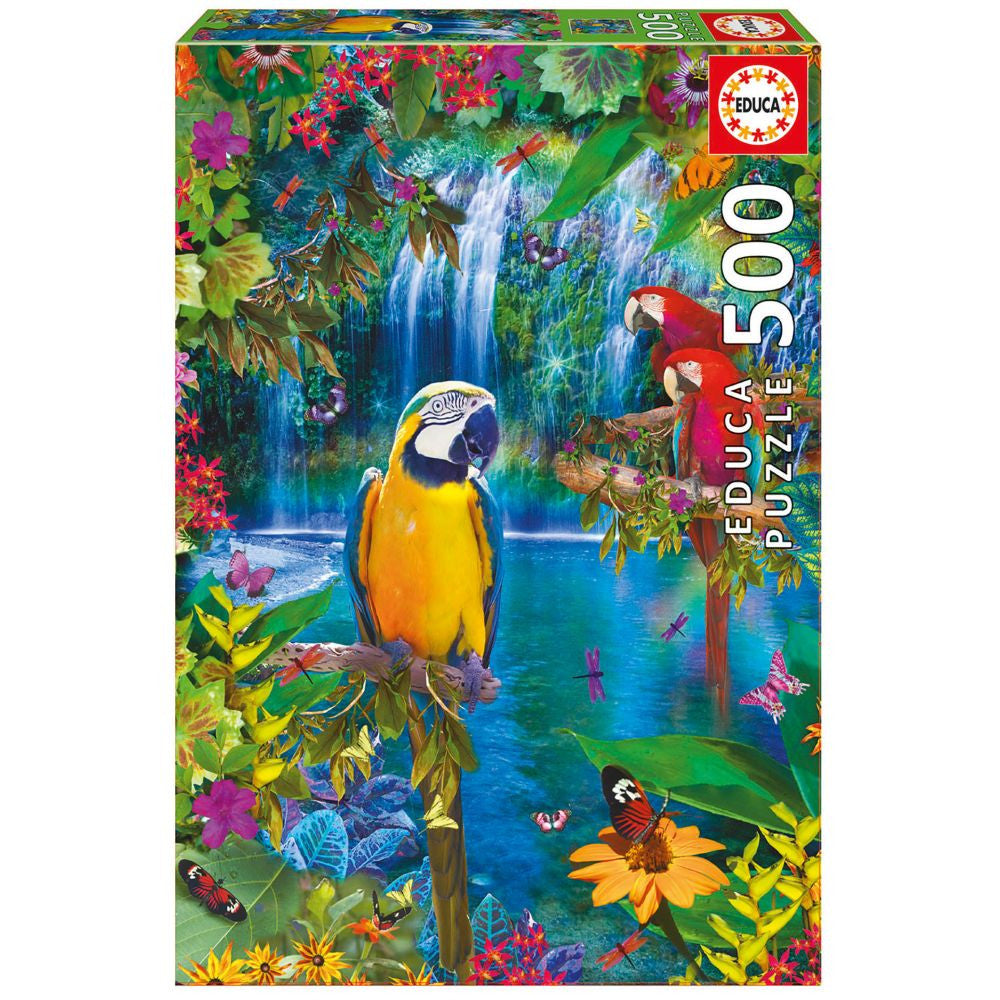 Bird Tropical Land - 500 Piece Educa Puzzle - EDU15512