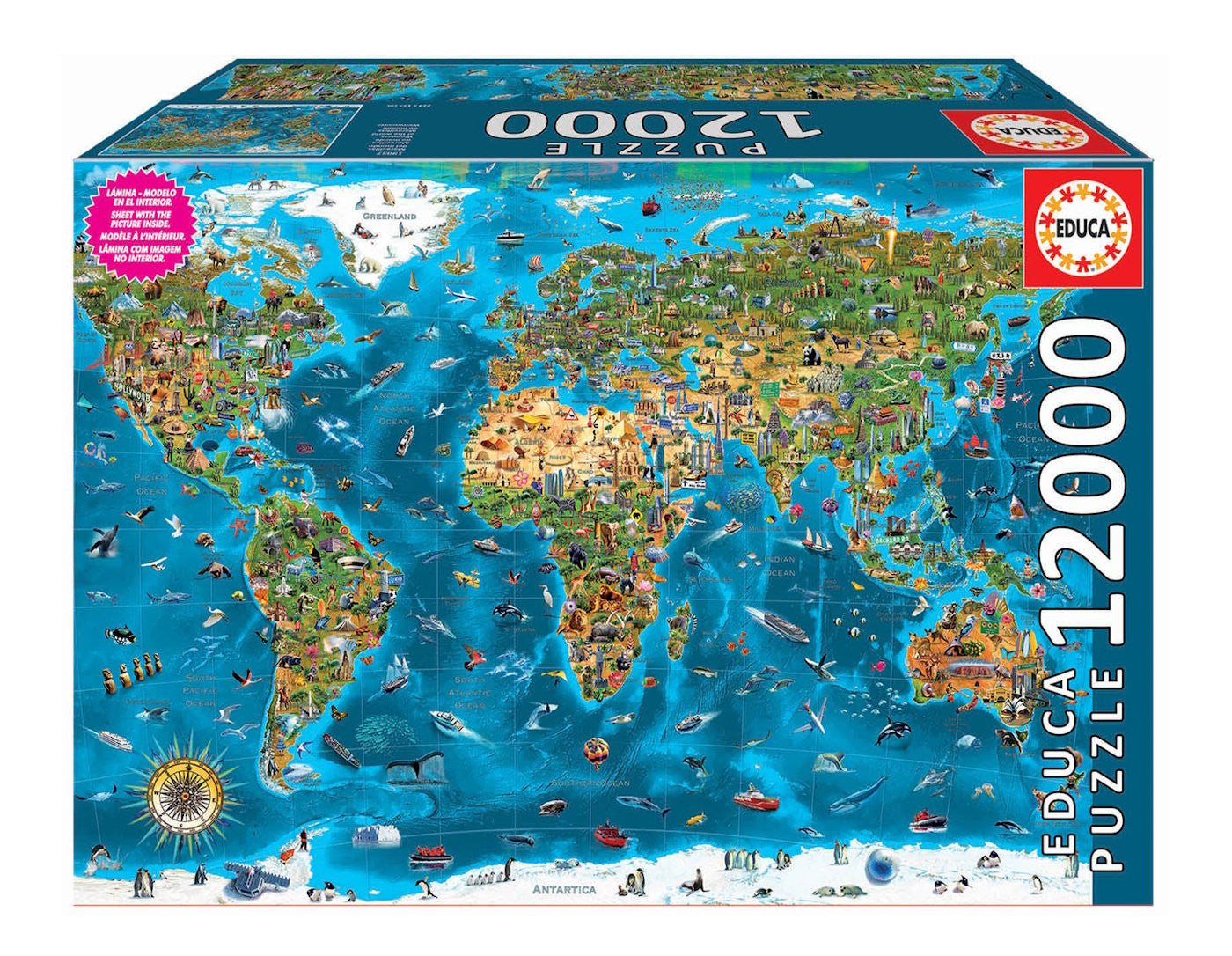 Wonders of the World - 12000 Piece Educa Puzzles - EDU19057