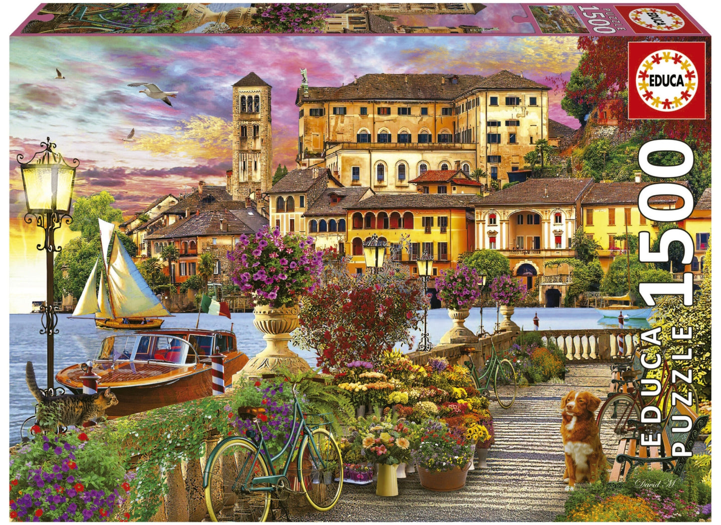 Italian Promenade - 1500 Piece Educa Puzzles - EDU19562