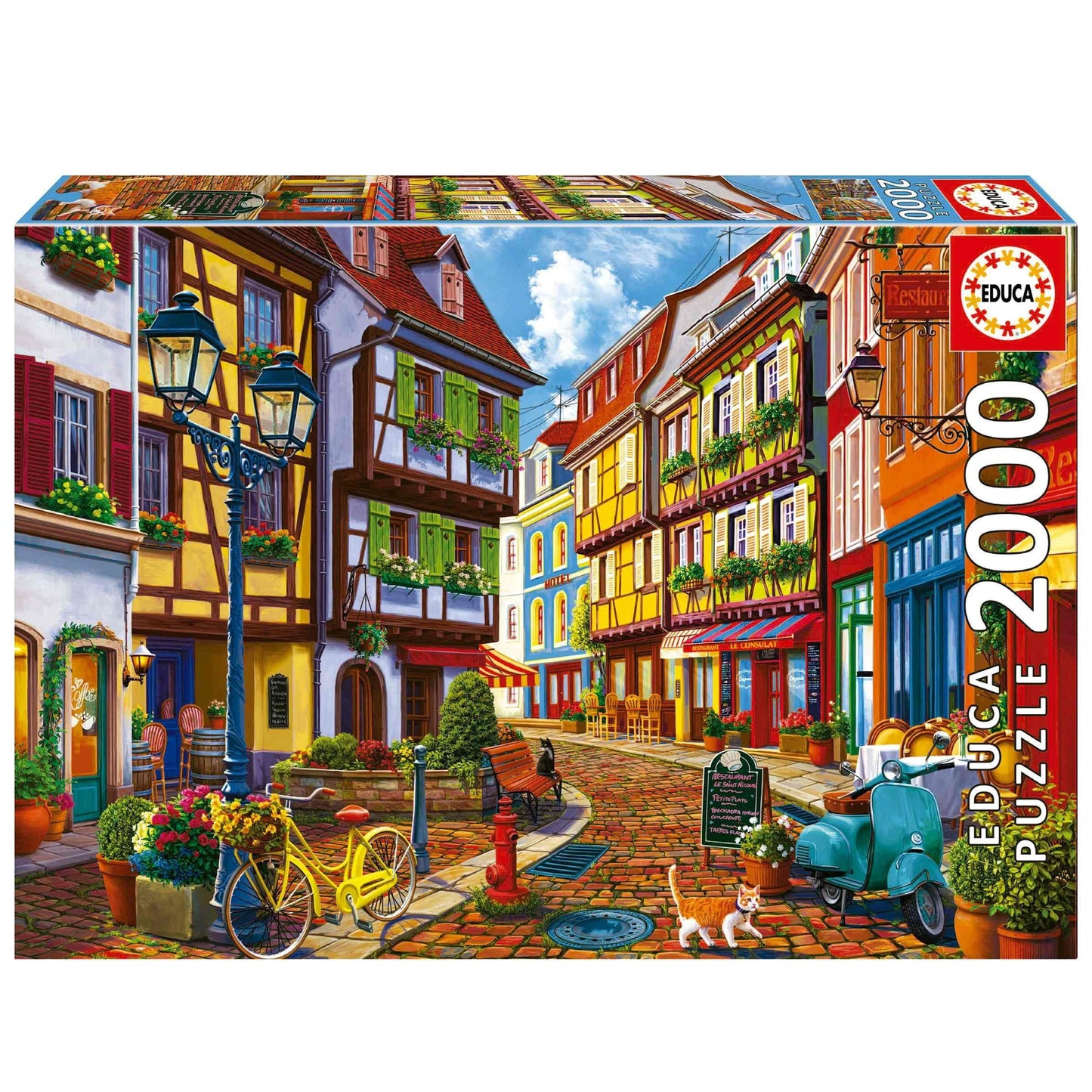 Bright Street - 2000 Piece Educa Puzzles - EDU19945