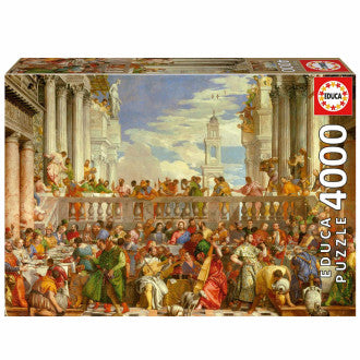 The Wedding at Cana, Paolo Veronese - 4000 Piece Educa Puzzles - EDU19949