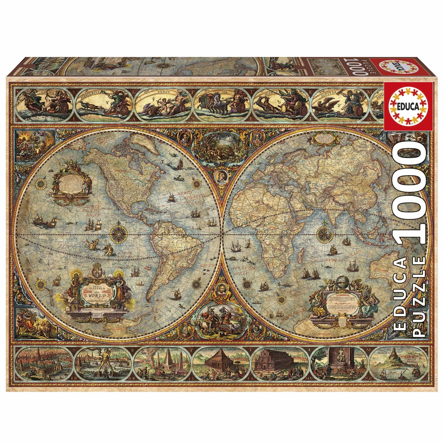 Orbis Terrarum 1000 Piece Educa Puzzle - EDU20173
