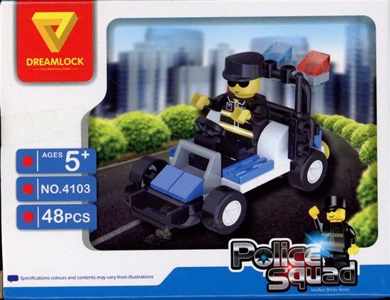 Police Squad - 48 Pieces Dreamlock ET140