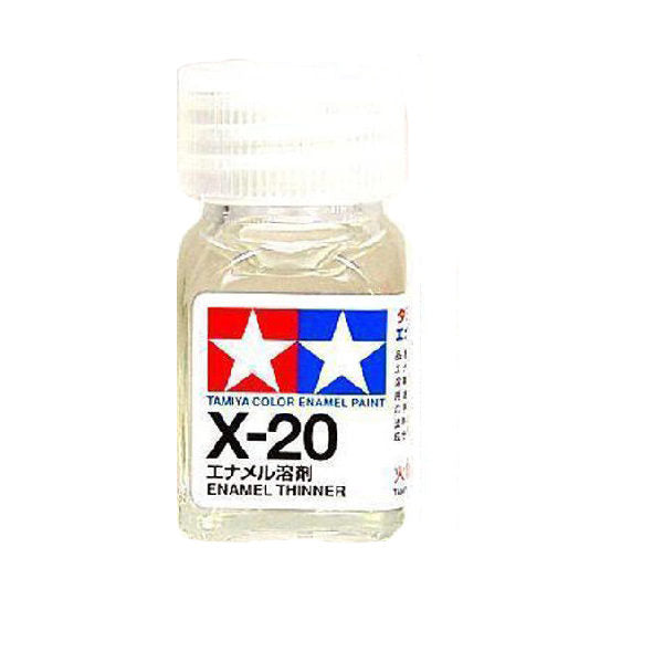 Thinners for Enamel Paint 10ml - Tamiya X-20 80020
