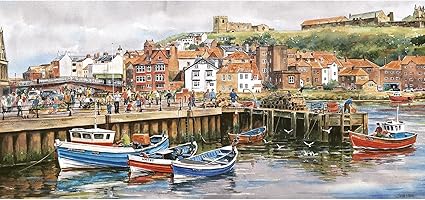 Whitby Harbour - 636 Piece Gibson Puzzles GIB374