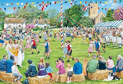 Village Celebrations - Four 500 Piece Gibson Puzzles GIB5051