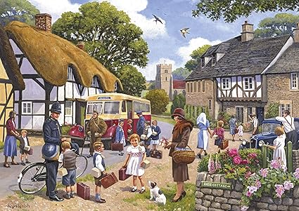 The Evacuees - Four 500 Piece Gibson Puzzles GIB5056