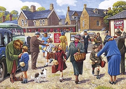 The Evacuees - Four 500 Piece Gibson Puzzles GIB5056