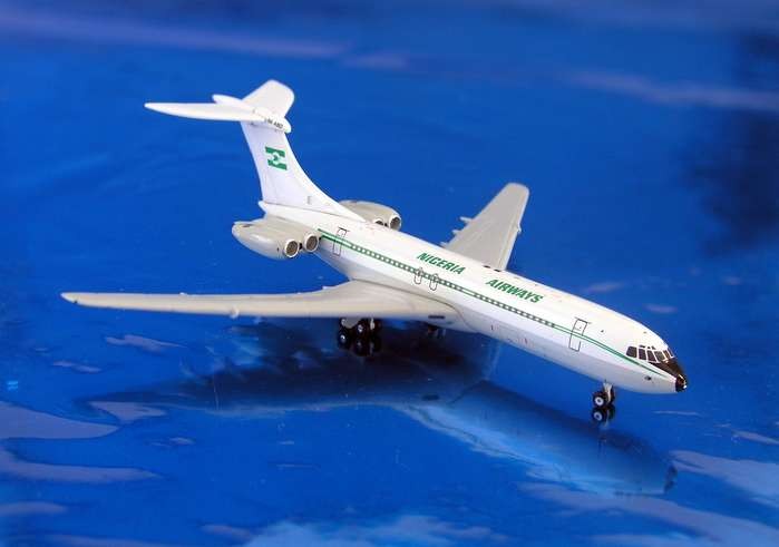 Vickers Standard VC-10 Nigera Airways - 1/400 Scale Gemini Jets GJNGA690