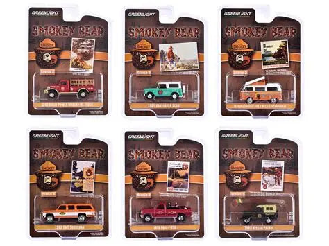 Smokey Bear Series 3 set off 6 1/64 GreenLight GR38070