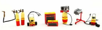 Shop Tool Set #1 Shell Oil 9 Pcs 1/43 GreenLight GRGMP14314