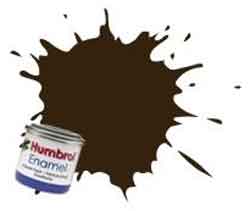 Dark Stone Matt Enamel Paint 14ml - Humbrol 187