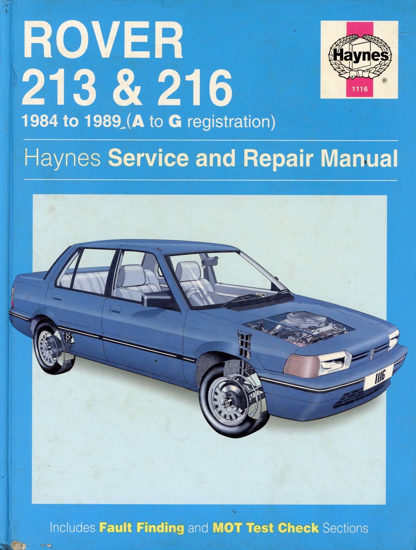 Rover 213 & 216 Workshop Manual - Haynes - 1859602320