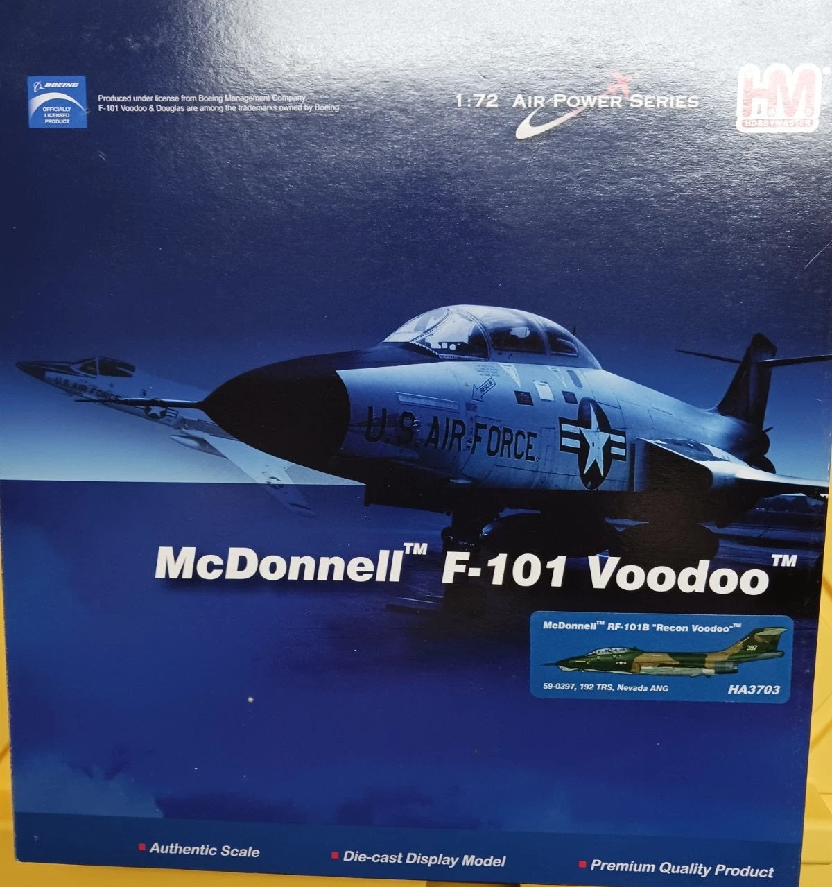 McDonnell RF-101B "Recon Voodoo" 1/72 Scale Hobby Master HA3703