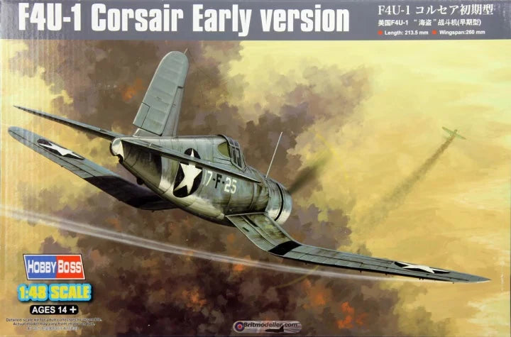 F4U-1 CORSAIR EARLY VERSION - 1/48 Scale Hobby Boss 80381