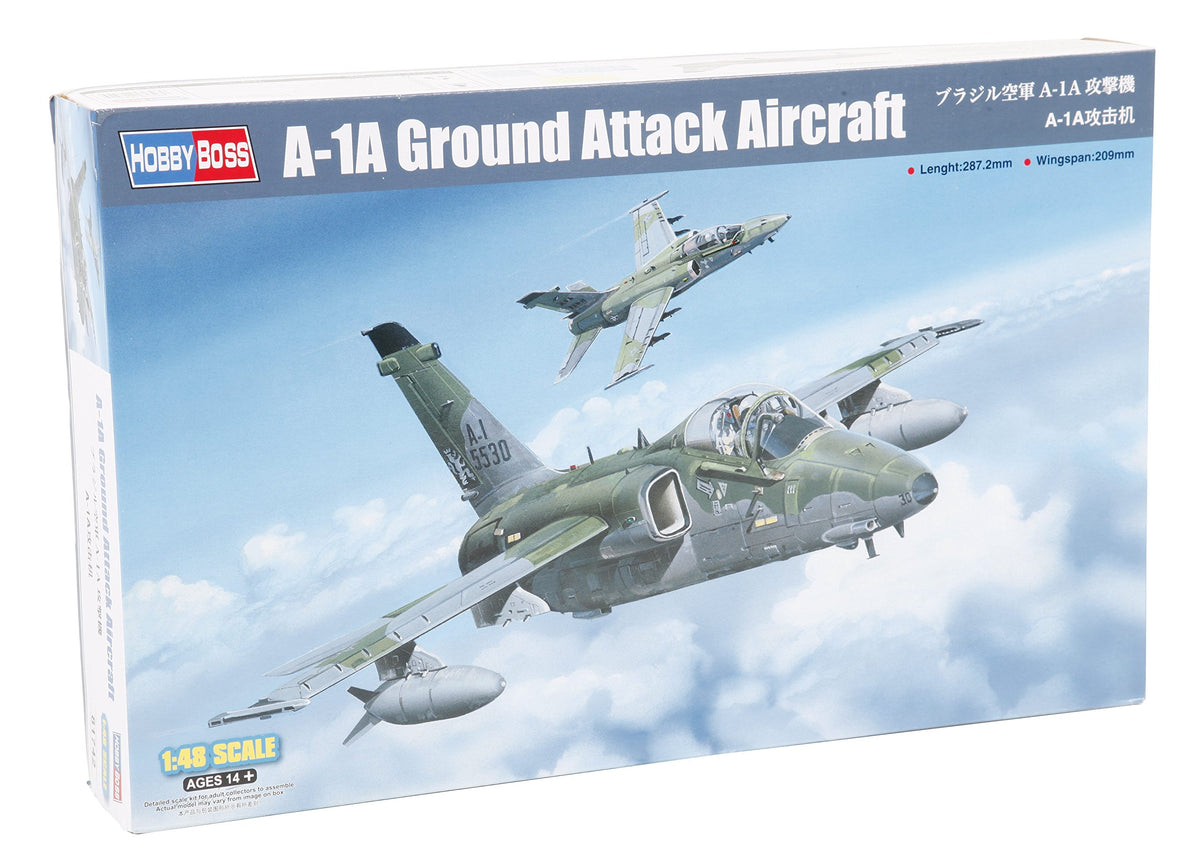 AMX A-1A GROUND ATTACK AIRCRAFT - 1/48 Scale Hobby Boss 81742