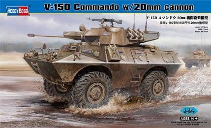 V-150 COMMANDO W/20MM CANNON - 1/35 Scale Hobby Boss 82420
