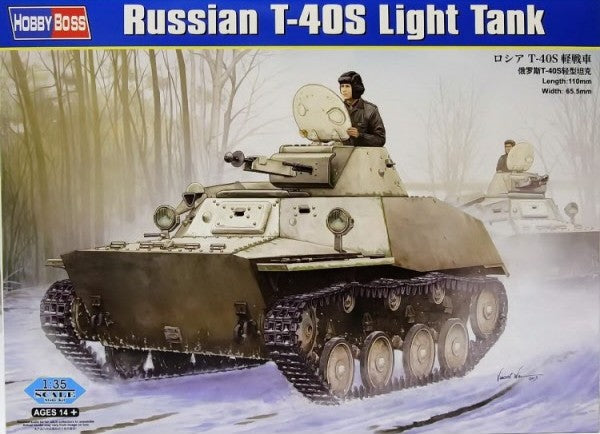 RUSSIAN T-40S LIGHT TANK - 1/35 Scale Hobby Boss 83826