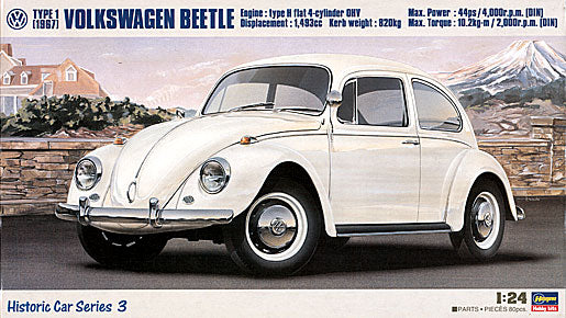Volkswagen Beetle Type 1 - 1/24 Scale Hasegawa HC03