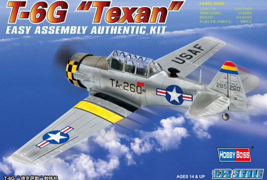 North American T-6G Texan (Harvard) 1/72 Scale Hobby Boss 80233