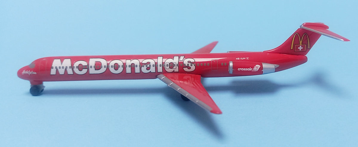 McDonnell Douglas MD-83 Crossair - 1/500 Scale Herpa Wings HW507615