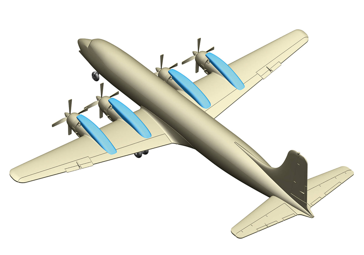 Douglas DC-7B South African Airways - 1/200 Scale Herpa Wings HW574006