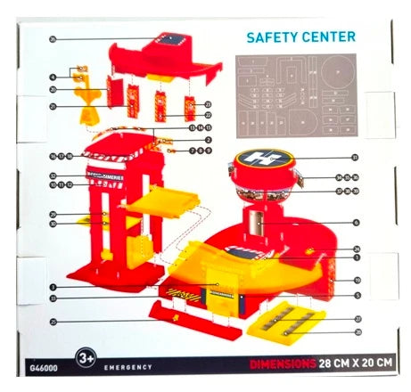 Safety Center Emergency + 1 Helicopter - 1/64 Scale - Norev - MTDNORG46000