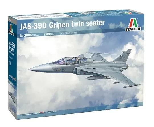 JAS-39 Gripen Twin Seater 1/48 Scale Italeri 2664