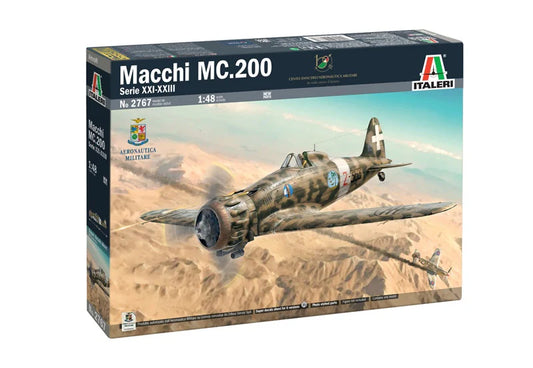Macchi MC.200 "Saetta" Serie XXI-XXIII - 1/48 Scale Italeri 2767