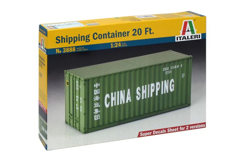 20ft Shipping Container - 1/24 Scale Italeri 3888