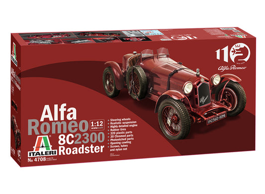 Alfa Romeo 8C/2300 (1931 - 33) - 110th Anni. - 1/12 Scale Italeri 4708