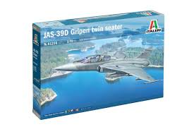 SAAB JAS-39D Gripen Twin Seater - 1/72 Scale Italeri 91216