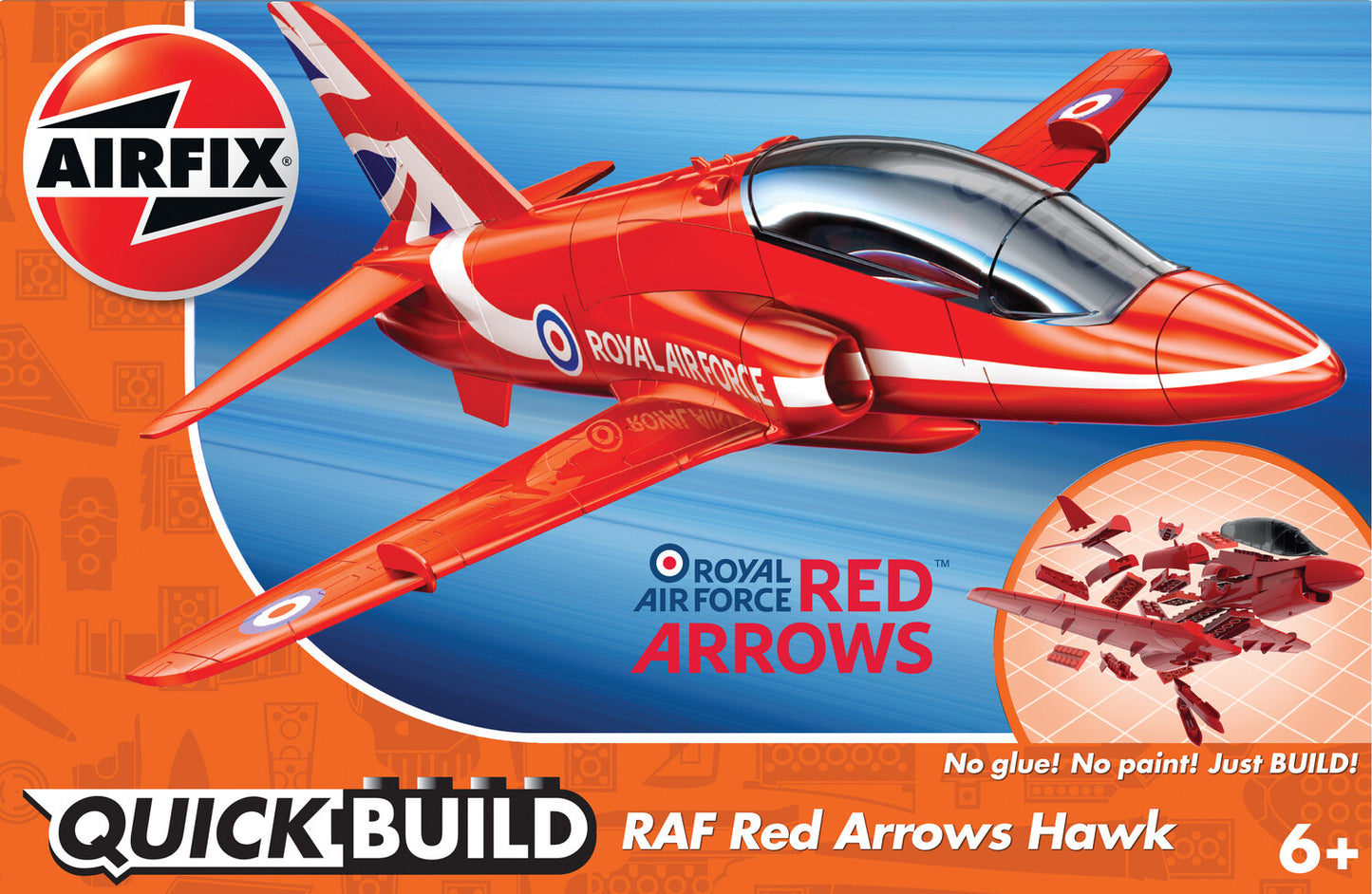 Quickbuild Red Arrow Hawk Airfix J6018