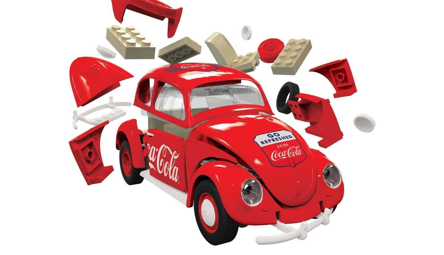 Quickbuild Coca-Cola VW Beetle Airfix J6048