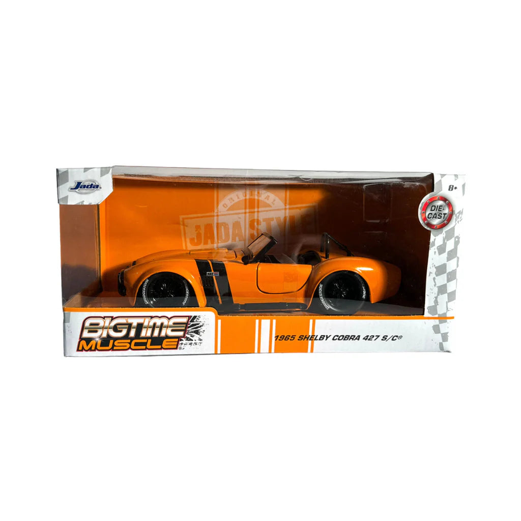 Shelby Cobra 427 S/C Bigtime Muscle Orange 1970 1/24 Scale JADA Toys JAD30531