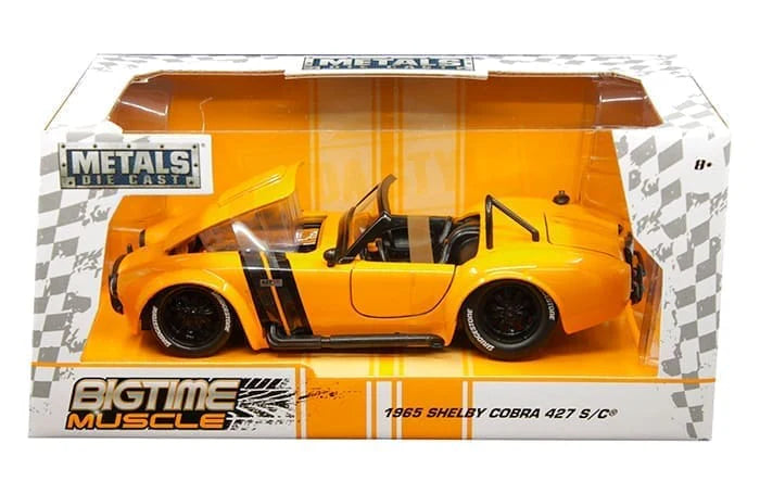 Shelby Cobra 427 S/C Bigtime Muscle Orange 1970 1/24 Scale JADA Toys JAD30531