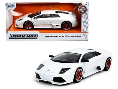 Lamborghini Murcielago LP640 Hyper-Spec White  1/24 Scale JADA Toys JAD32570
