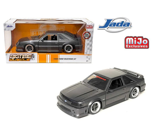Ford Mustang GT Btm Mijo Exc Graphite 1989 1/24 Scale JADA Toys JAD33605