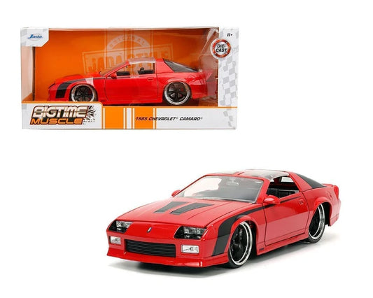 Chevrolet Camaro Bigtime Muscle Red 1985 1/24 Scale JADA Toys JAD34196