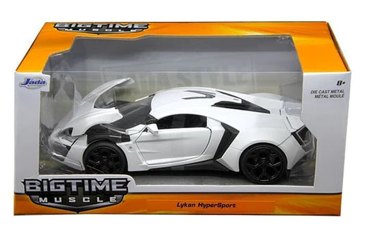 Lykan Hypersport  Bigtime Muscle White 1/24 Scale JADA Toys JAD98028