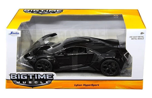 Lykan Hypersport  Big Time Muscle Blk 1/24 Scale JADA Toys JAD98074