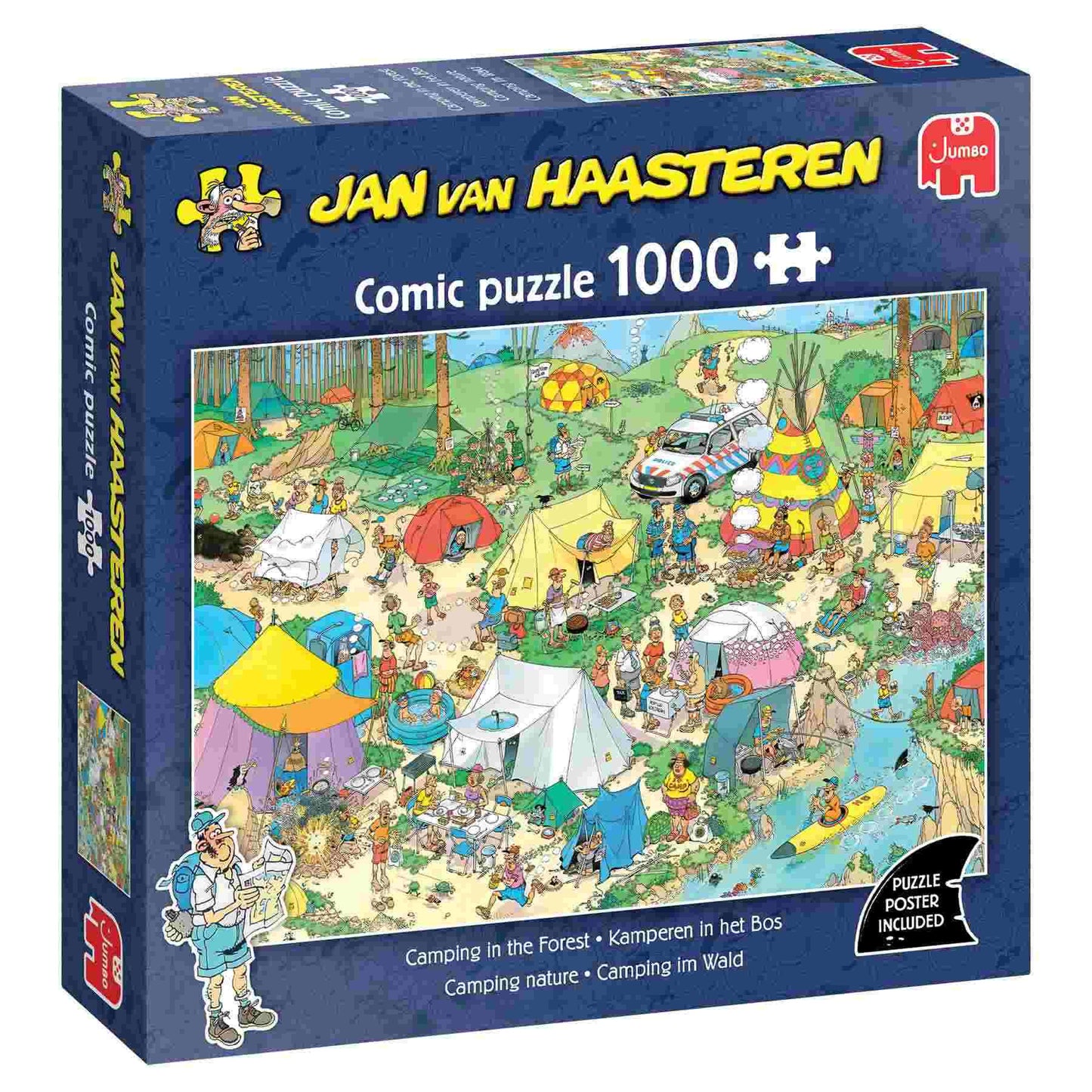 Camping in the Forest - 1000 Piece Jumbo Puzzles JB1110100603