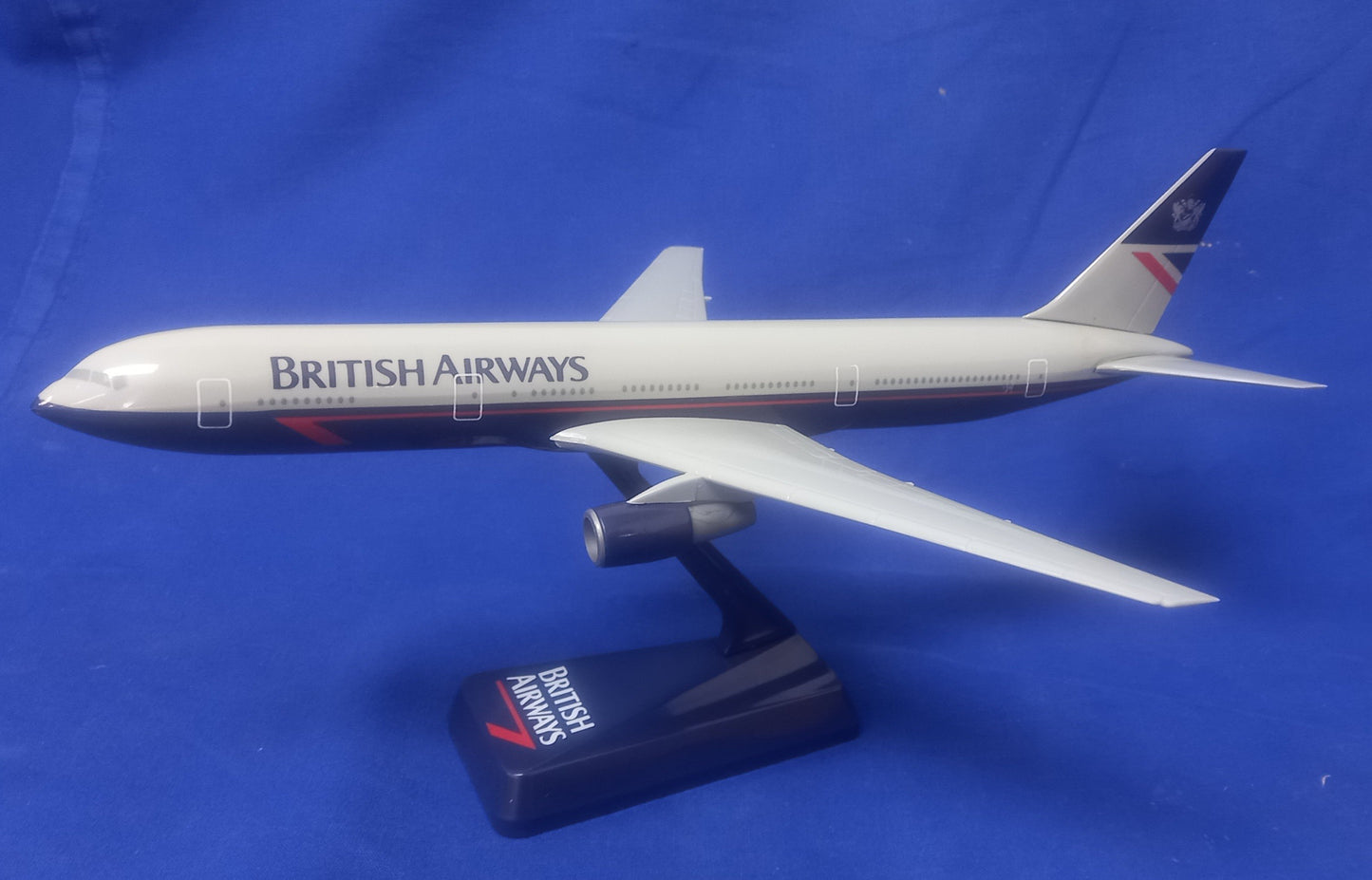 Boeing777-200 British Airways Desktop Display Model 1/250 Scale Wooster Models JW7
