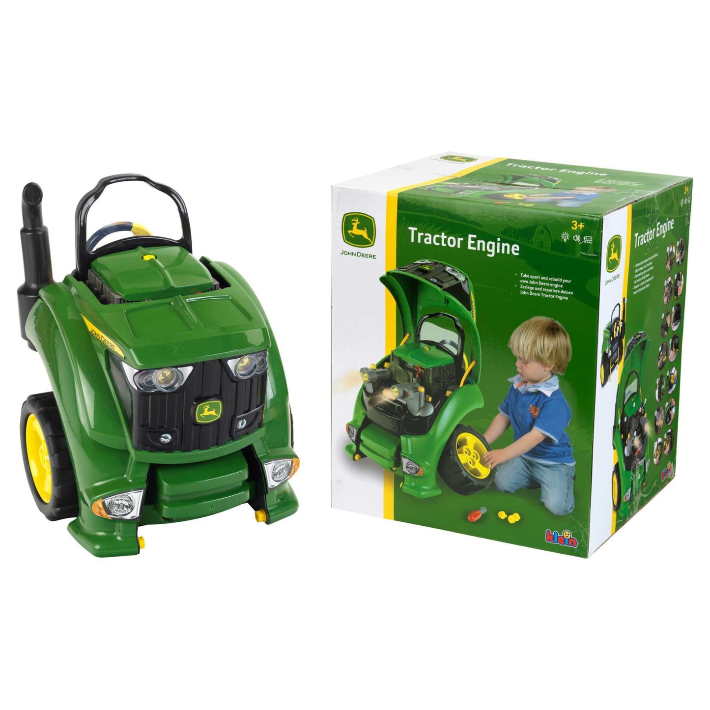 John Deere Tractor Engine Klein Toys 3916