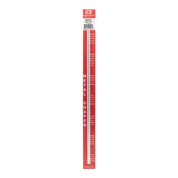 9/32" Aluminium Tube 12" .14" Wall 1 pcs - K&S - K&S8107