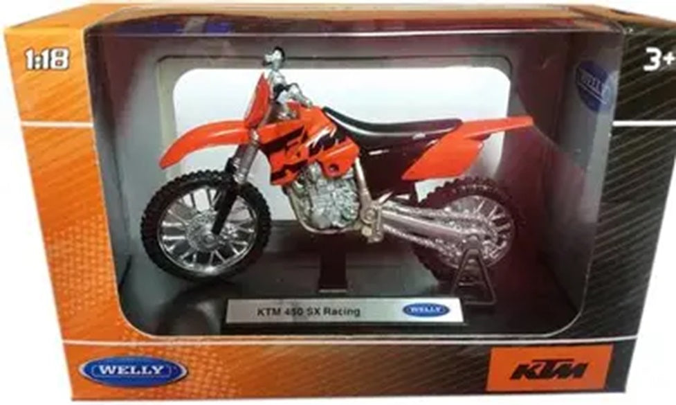KTM 450 SX Racing 1/18 Scale Welly KT19660PWA
