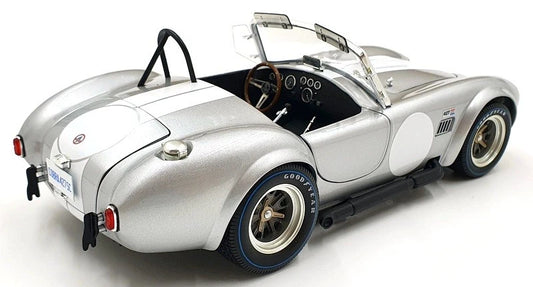 SHELBY COBRA 427 S/C SILVER/WHITE 1/18 Scale Kyosho KYO08047S