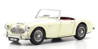 AUSTIN HEALEY 3000 BN7 E WHITE  1/18 Scale Kyosho KYO08149EW