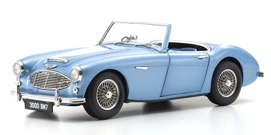 AUSTIN HEALEY 3000 BN7 HEALEY BLUE  1/18 Scale Kyosho KYO08149HBL